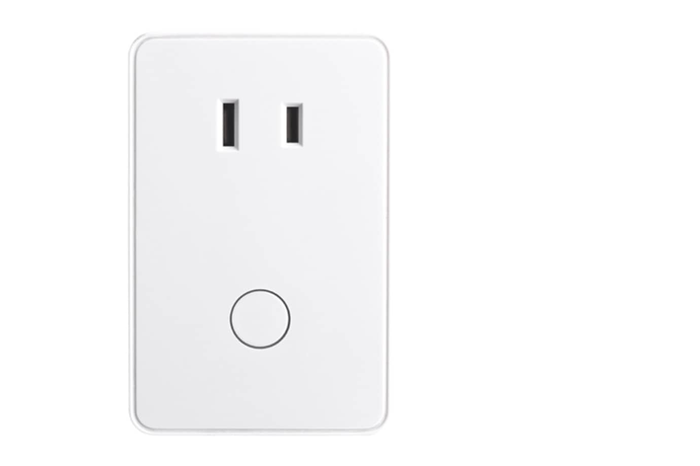 Smart Dimmable plug on a wall