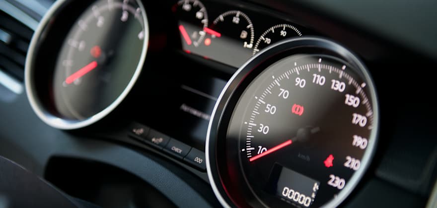 interior of a car dashboard