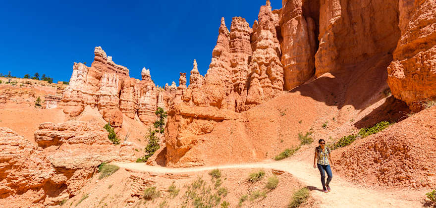 A hike in Bryce Canyon