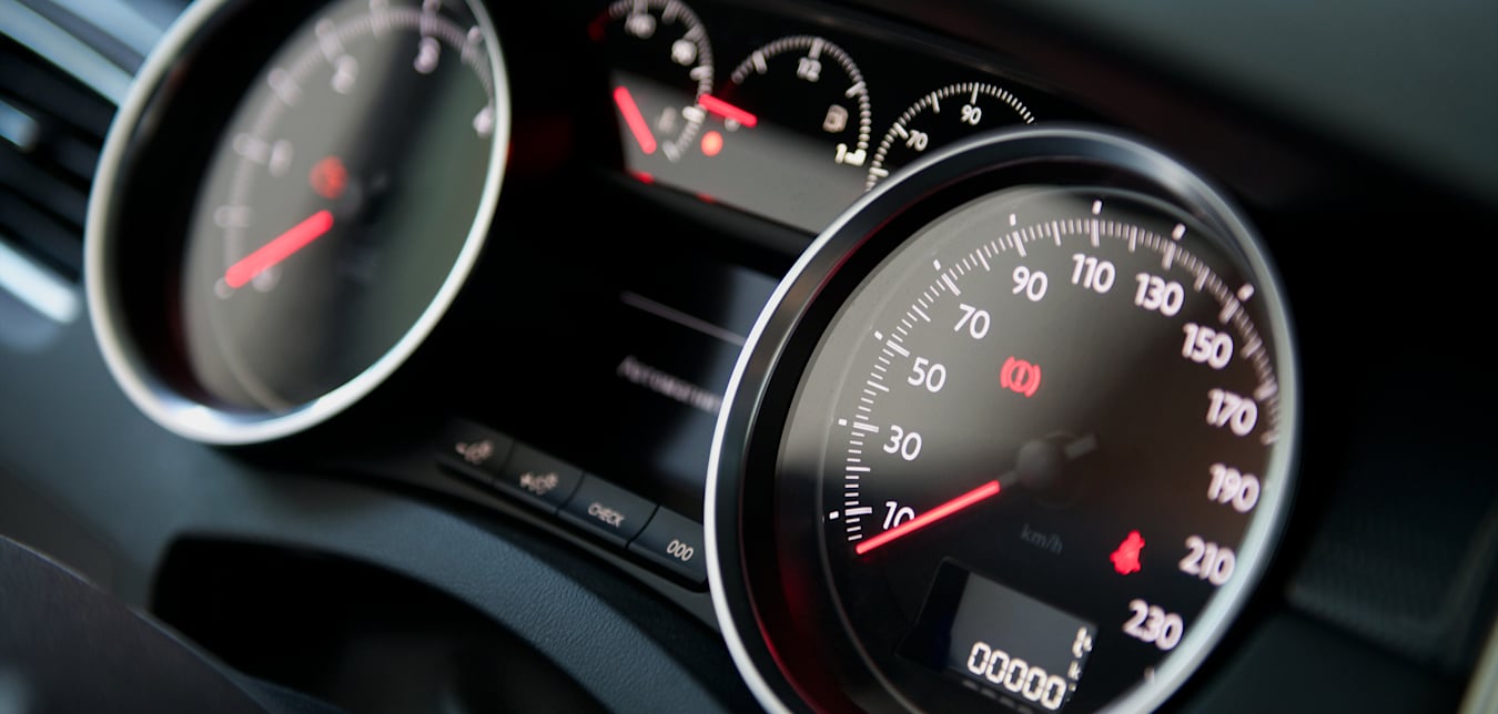 interior of a car dashboard