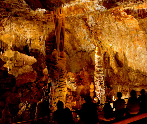Inside Kartchner Caverns State Park.