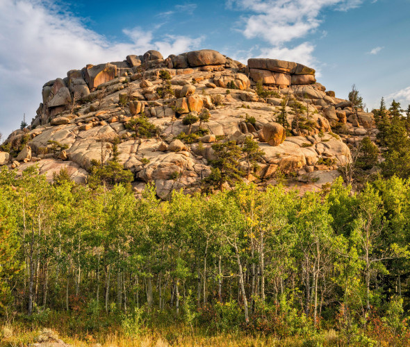 Turtle Rock in Vedauwoo Recreation Area, near Laramie, Wyoming.