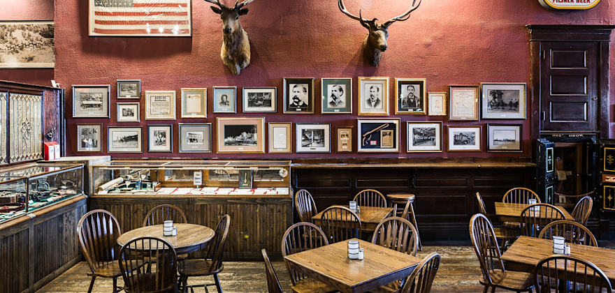 Interior of the Palace Restaurant, in Prescott, AZ