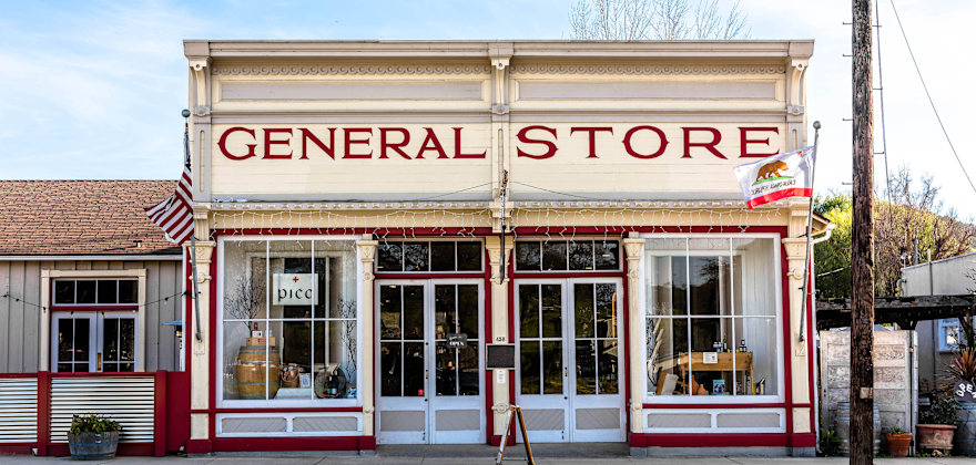 Pico at the Los Alamos General Store, California.