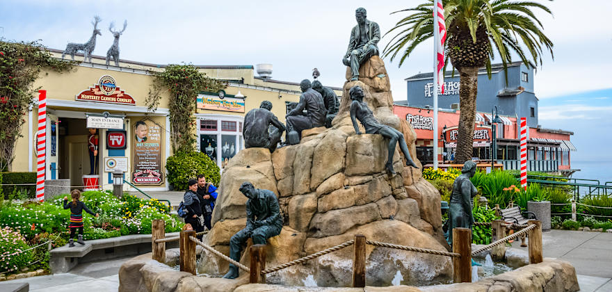 John Steinbeck's Cannery Row Monument