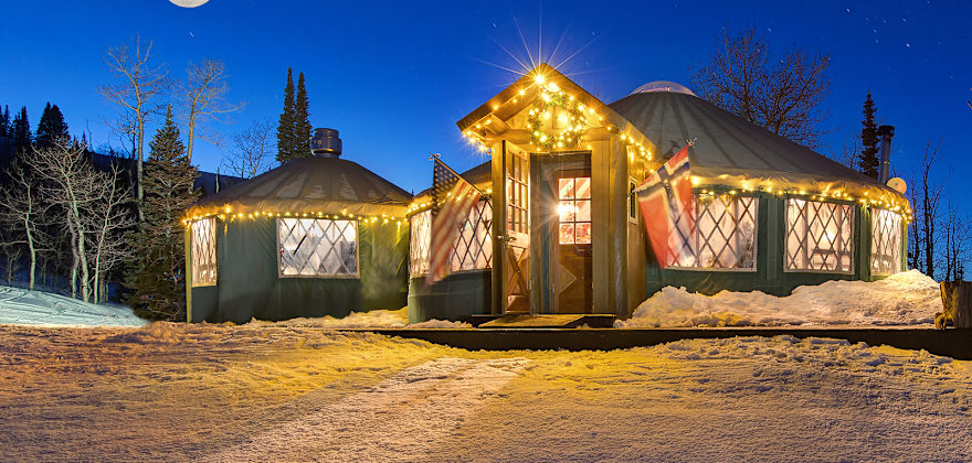Enjoy Nordic-Inspired Winter Dining in a Yurt Restaurant