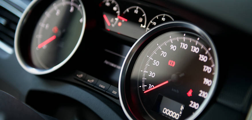 interior of a car dashboard