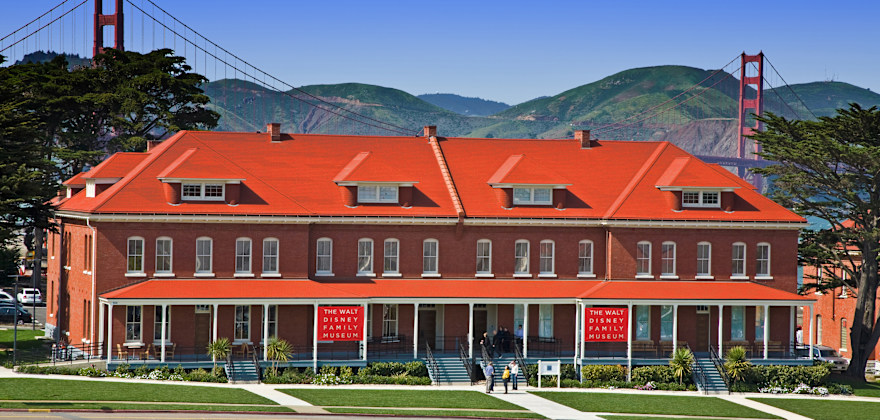 Exterior of The Walt Disney Family Museum in San Francisco.