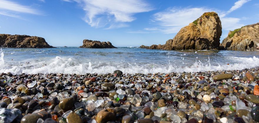 A Beach of Gems Near Fort Bragg