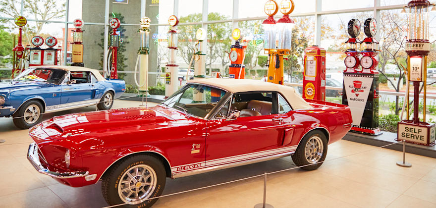 Inside the Segerstrom Shelby Event Center in Irvine, California