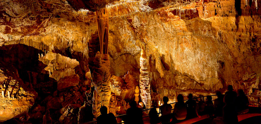 Inside Kartchner Caverns State Park.