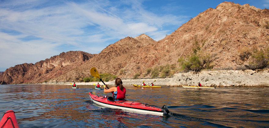 Kayaking Below the Hoover Dam