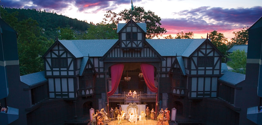 Ashland, Oregon Shakespeare Festival stage.