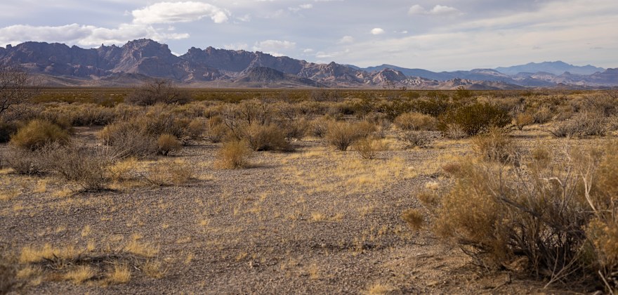 Clouds over Avi Kwa Ame National Monument in Southern Nevada.