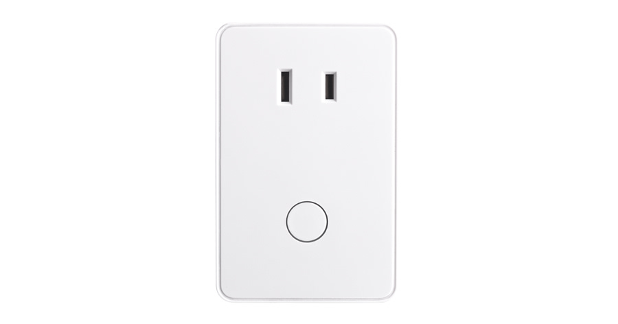 Smart Dimmable plug on a wall