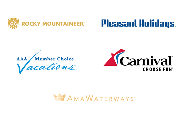 Sponsors for AAA Vacay Sweepstakes: AAA Member Choice Vacations®, AmaWaterway®, Rocky Mountaineer®, Pleasant Holidays®, Carnival®