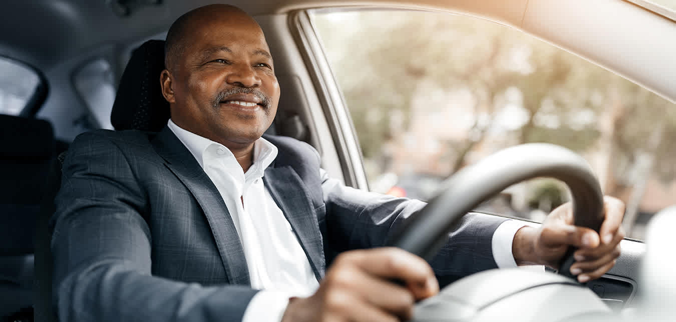 adult participates in RoadWise Driver program