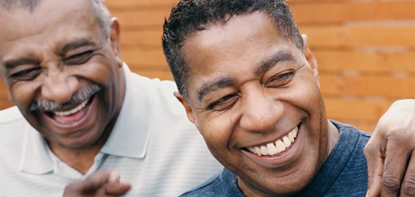 A father and son from a AAA TV commerical