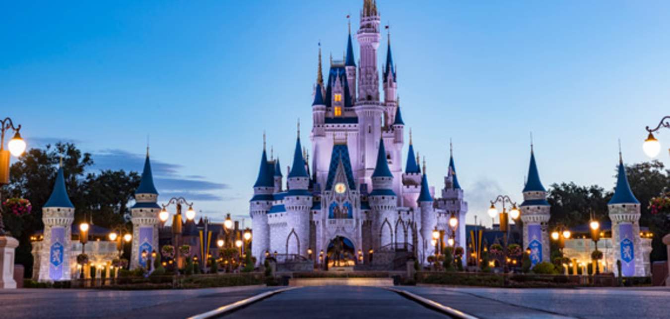see cinderella castle on a disney vacation in florida
