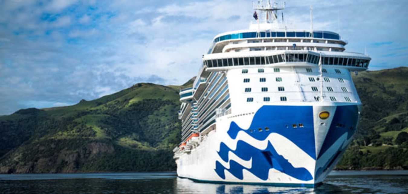 princess cruise ship in new zealand