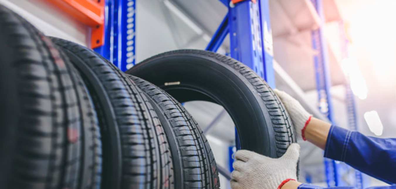 Image of tires lined up