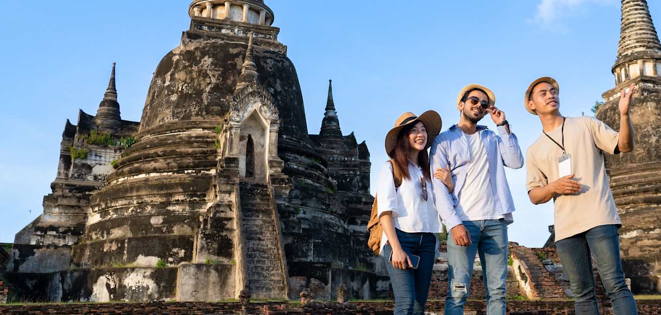 tourists in thailand