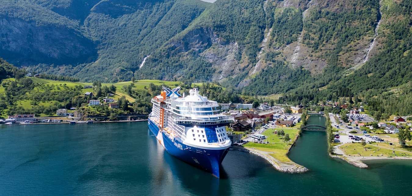 celebrity ship in norway