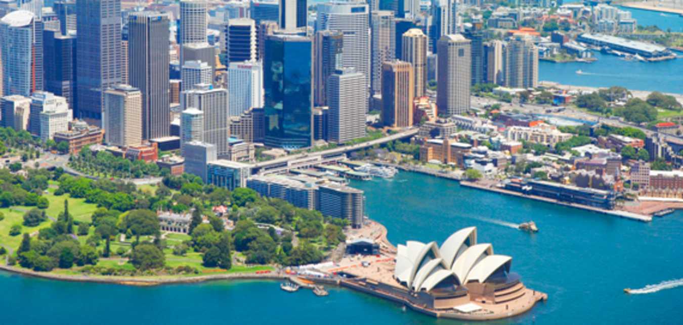 sydney harbour and opera house