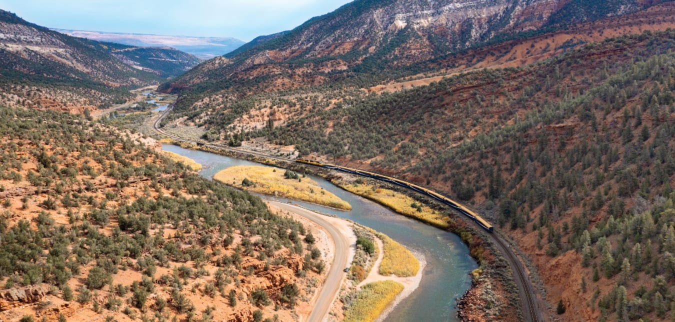 train passengers looking outside of window