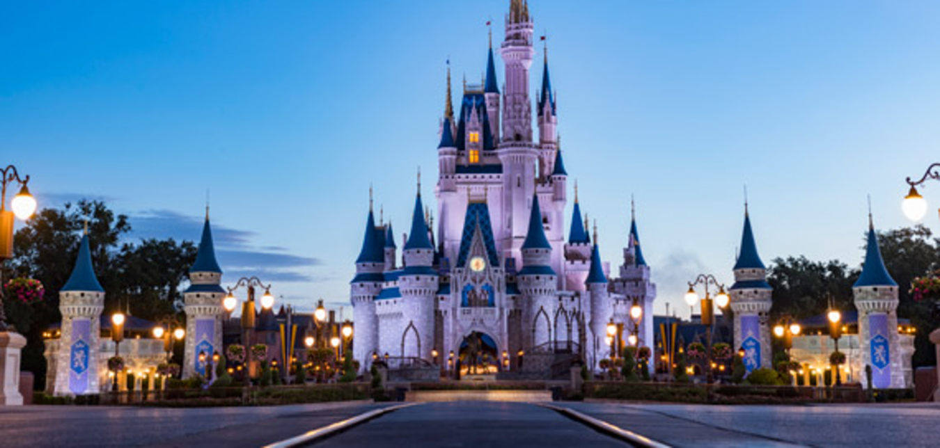 see cinderella castle on a disney vacation in florida