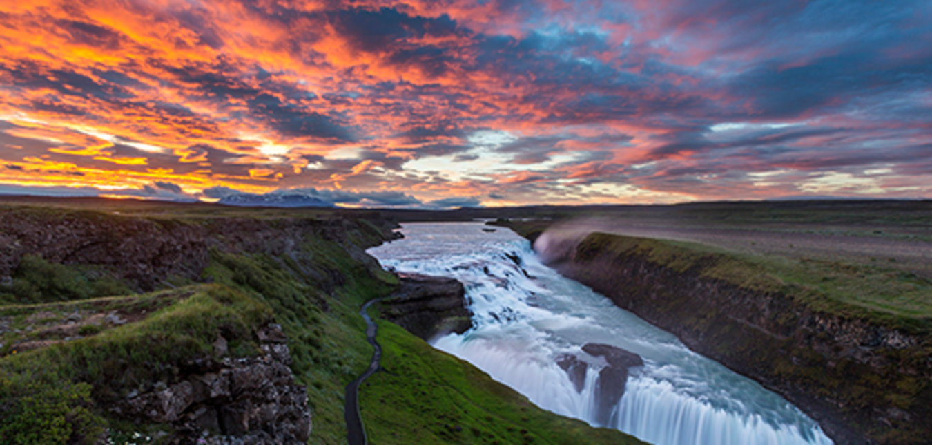 iceland waterfall