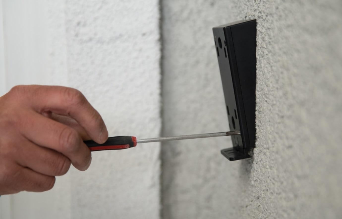Battery Doorbell Wedge Plate Side View