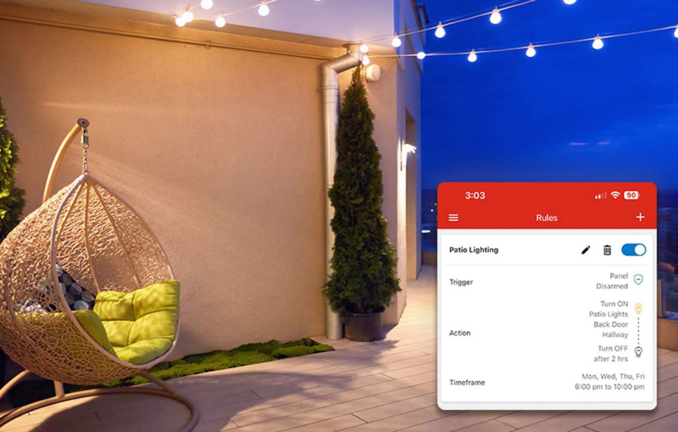 Create scenes for dynamic lighting