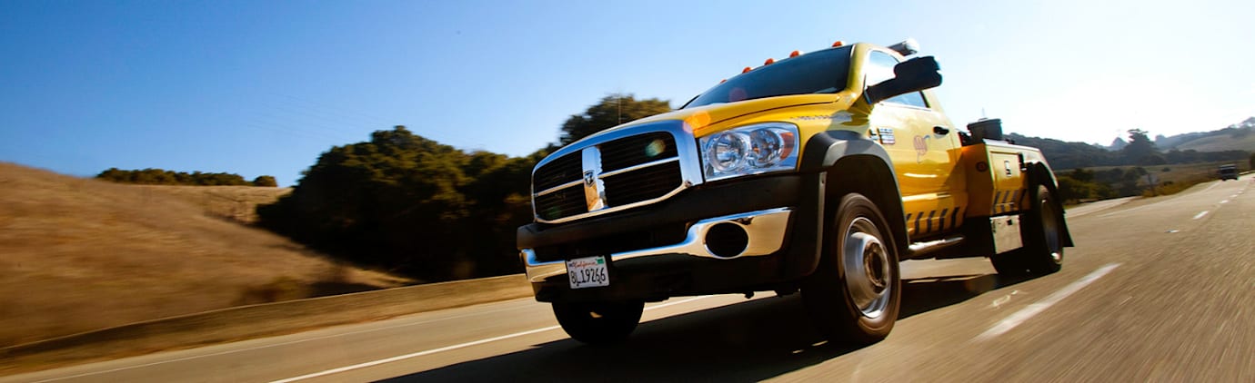 AAA roadside assistance truck