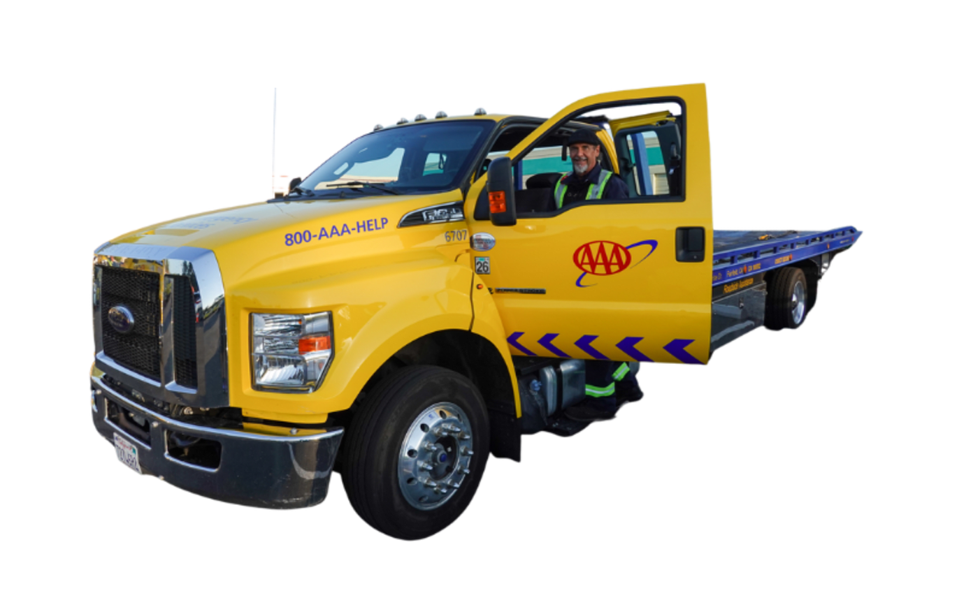 AAA Roadside Assistance Truck