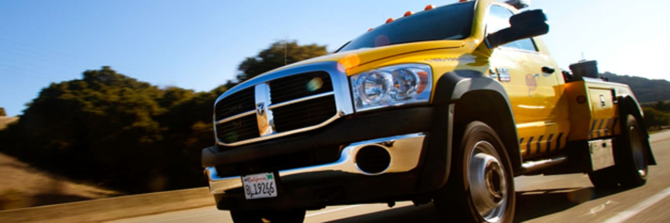 AAA roadside assistance truck