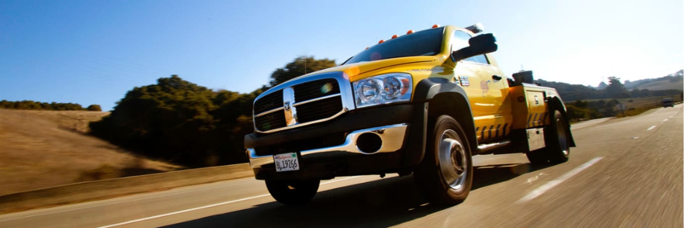 AAA roadside assistance truck