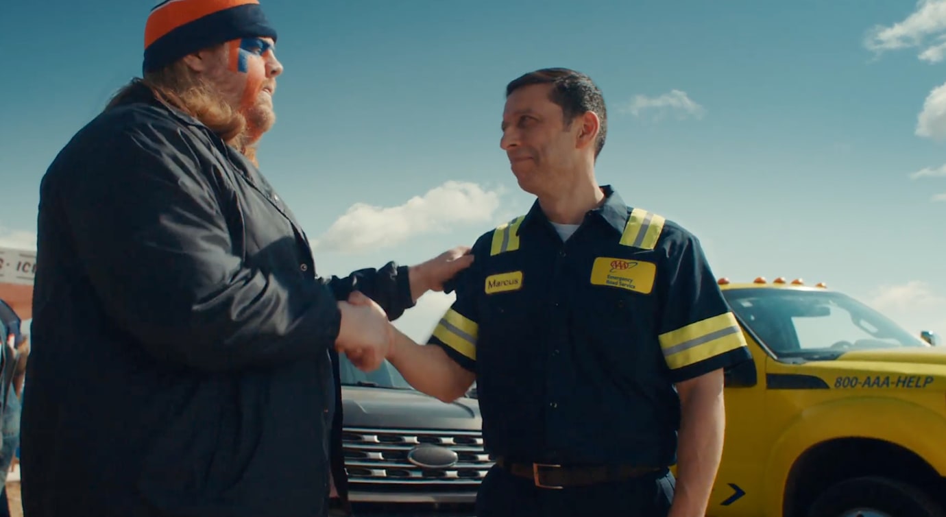 AAA roadside assistance truck