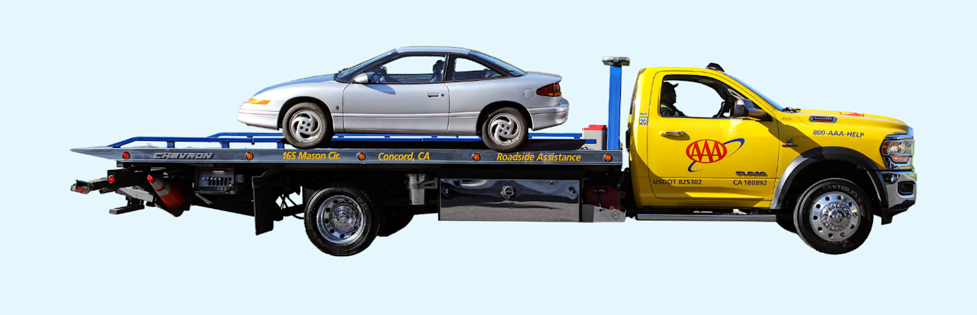 AAA roadside assistance truck