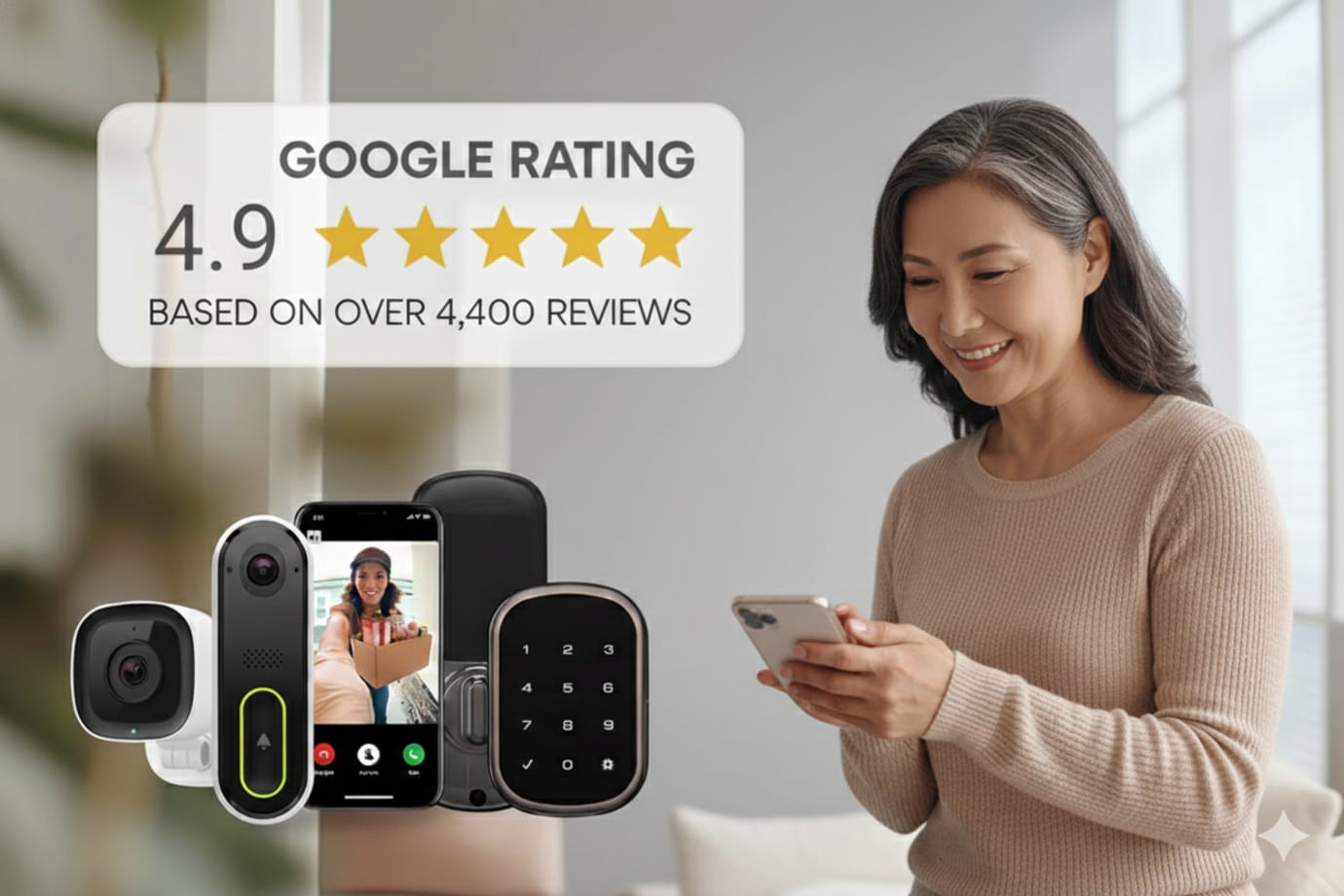 home with security products