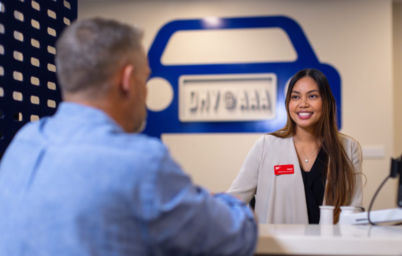 AAA dmv branch agent with e Member