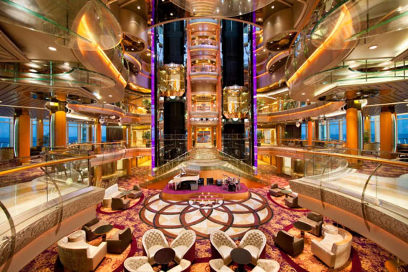 elevators on royal caribbean ship