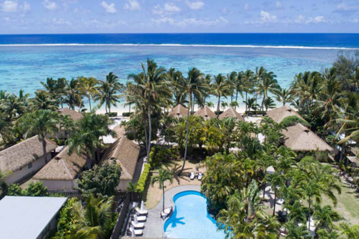 aerial view of royale takitumu resort