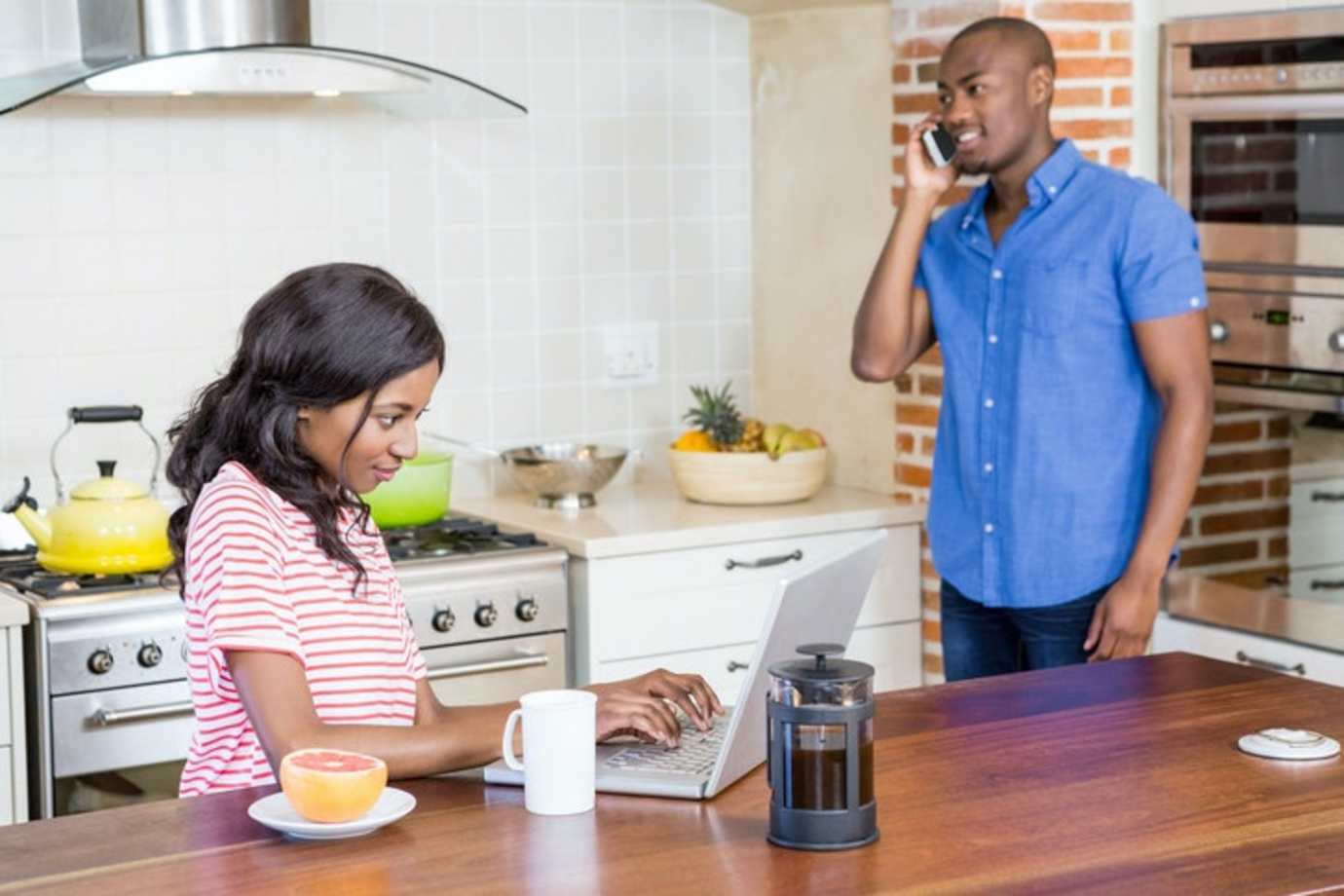 AAA Members at home in their kitchen