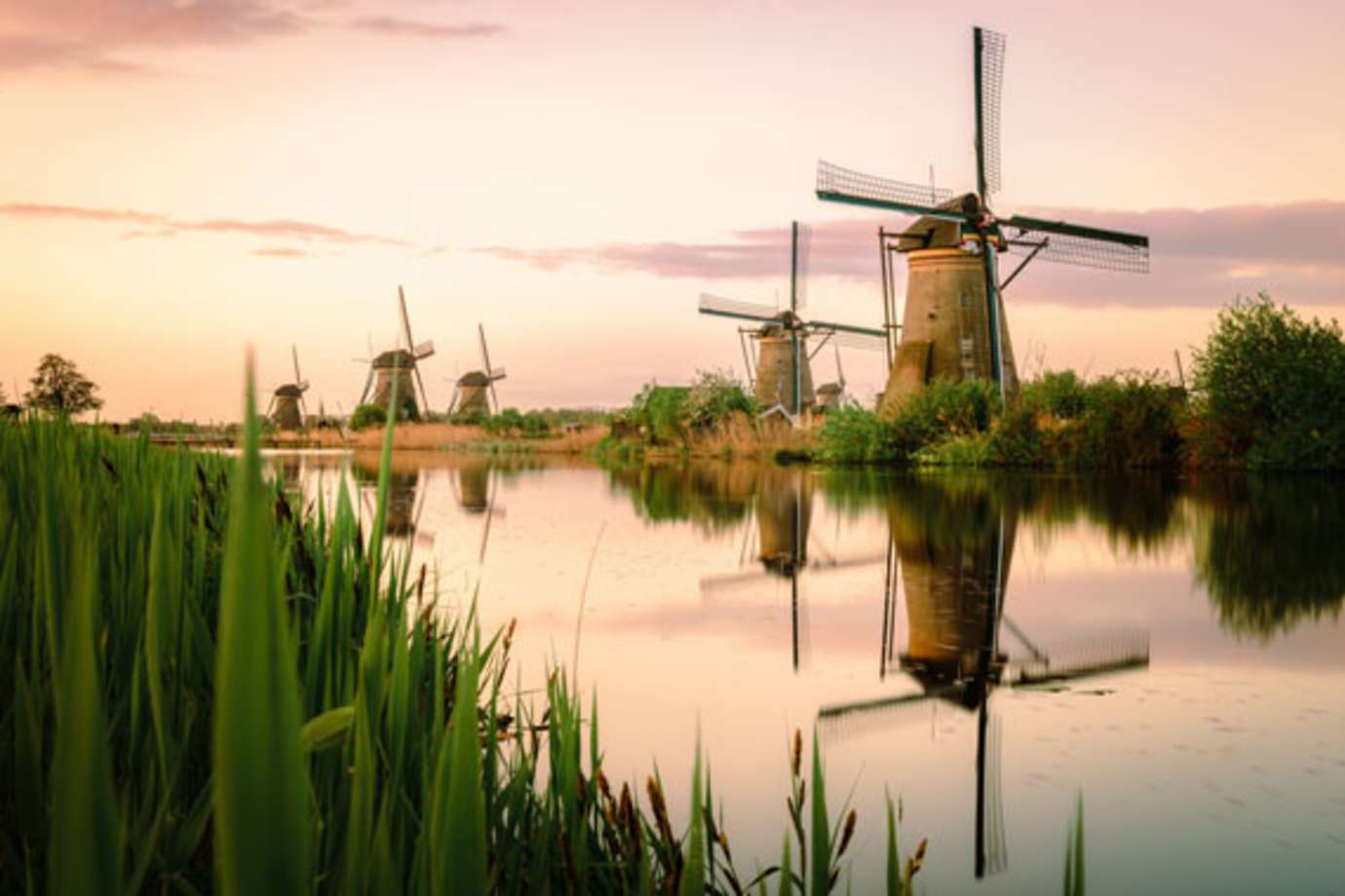 see windmills in netherlands on a viking river cruise