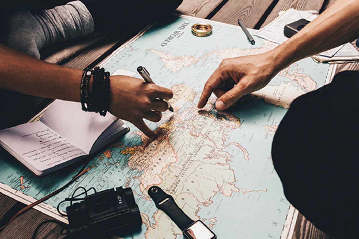 an exotic vacation destination booked with AAA Travel