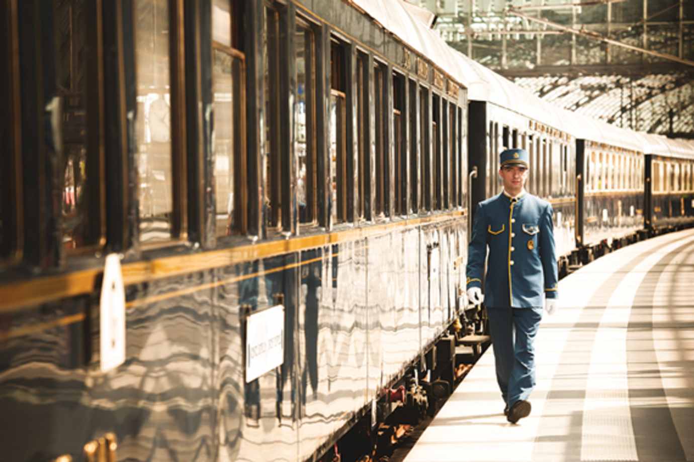 travel by train on the orient express
