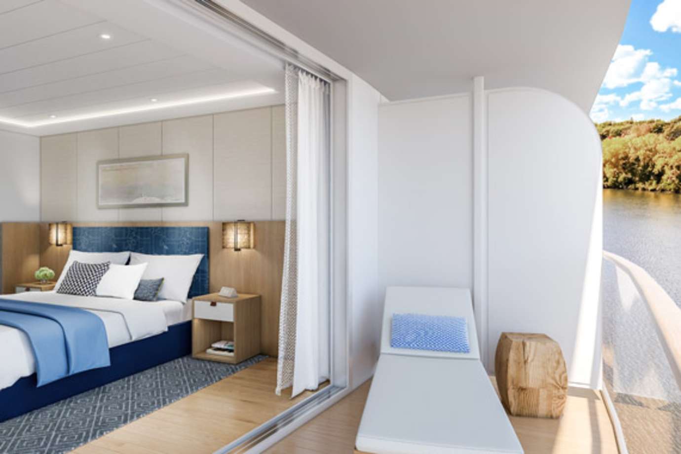 outside stateroom on viking mississippi