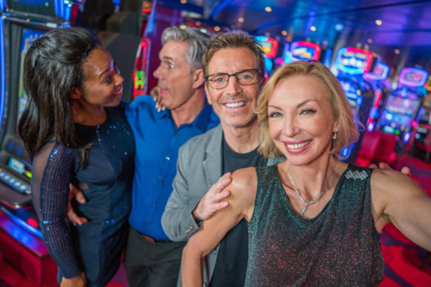 guests in casino on carnival cruise line