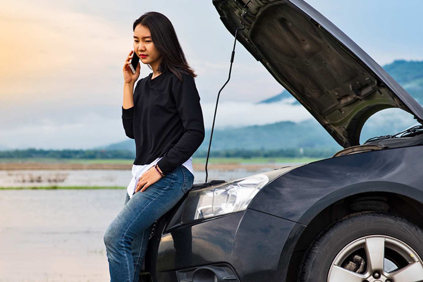 AAA Plus Member calls for roadside assistance